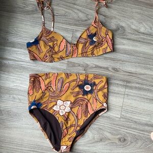 Ulla Johnson Size L high waist bikini